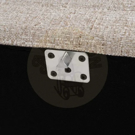 Sofá chaise longue derecha beige tejido 100% poliéster estructura madera respaldos y laterales desenfundables 240x155x86cm - Ixia - 614794IX - foto-secundaria-8