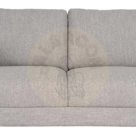 Sofá chaise longue derecho tapizado gris en tejido 100% poliéster estructura madera cojines respaldo y laterales desenfundables 240x155x86cm - Ixia - 614795IX - foto-secundaria-5