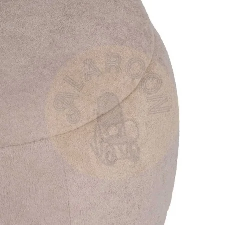 Puf baúl beige en DM y tejido 100% poliéster 55x55x43cm - Ixia - 614809IX - foto-secundaria-4