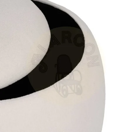 Puf baúl crema en DM y tejido 100% poliéster 55x55x43cm - Ixia - 614810IX - foto-secundaria-3