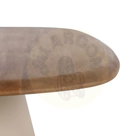 Juego de 2 mesas de centro madera de mango con estructura de metal para salón 90x90x40cm - Ixia - 614843IX - foto-secundaria-5