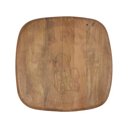 Juego de 2 mesas de centro madera de mango con estructura de metal para salón 90x90x40cm - Ixia - 614843IX - foto-secundaria-6