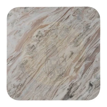 Set de 2 mesas de centro en madera y mármol para salón 100x100x41cm - Ixia - 614849IX - foto-secundaria-7