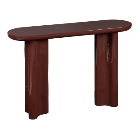 Consola lacada granate en DM para entrada con patas 75cm 120x35x80cm - Ixia - 614910IX - foto-blanco