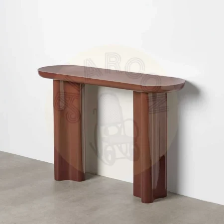 Consola lacada granate en DM para entrada con patas 75cm 120x35x80cm - Ixia - 614910IX - foto-secundaria-5
