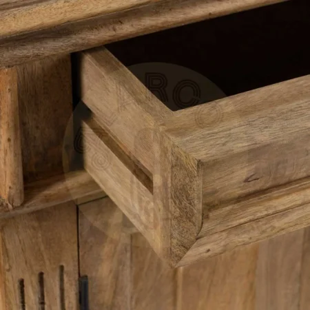 Aparador de madera de mango color natural para salón - Ixia 189x53x88cm - Ixia - 614966IX - foto-secundaria-5