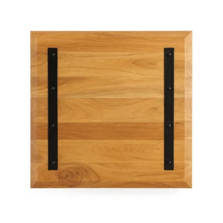 Tablero de mesa en madera de acacia acabado natural 70x70x3.80cm - Ixia - 615021IX - foto-blanco