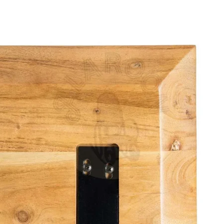 Tablero de mesa en madera de acacia acabado natural 70x70x3.80cm - Ixia - 615021IX - foto-secundaria-5