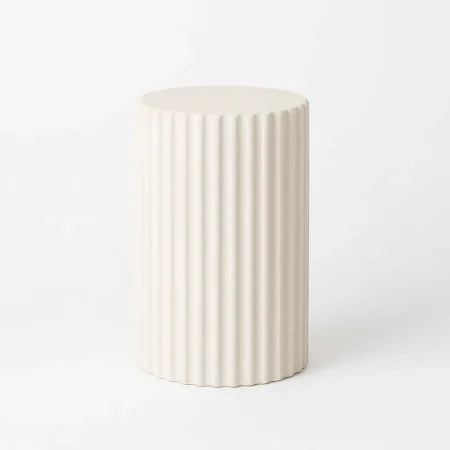 Peana blanca en DM para decoración 30x30x60cm - Ixia - 615201IX - foto-blanco