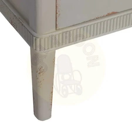 Mesita natural crema en madera de abeto y DM con cajón 50x38x72cm - Ixia - 615203IX - foto-secundaria-2