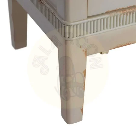 Cómoda natural crema en madera de abeto y DM con 4 cajones 115x45x90cm - Ixia - 615204IX - foto-secundaria-2