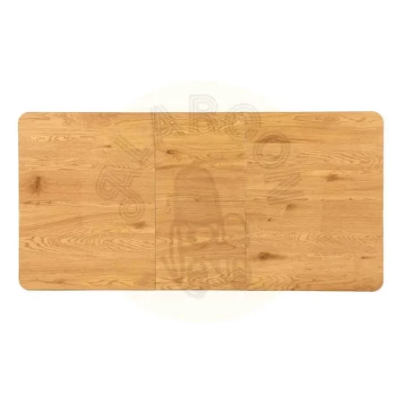 Mesa extensible natural en DM con patas de hierro 120x80x75cm - Ixia - 615209IX - foto-secundaria-9