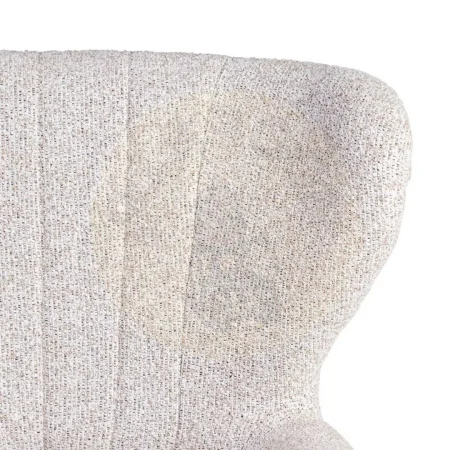 Sillón jaspeado crudo en tejido con patas de madera de caucho 70x74x90cm - Ixia - 615250IX - foto-secundaria-3