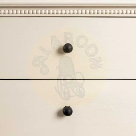 Mesita gris claro en DM con cajones 61x33x66cm - Ixia - 615279IX - foto-secundaria-4