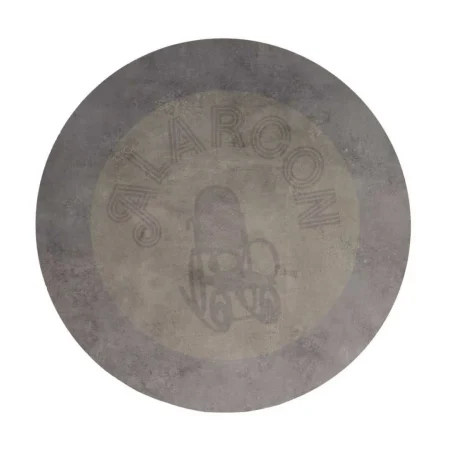 Mesa cuadrada antracita con tablero MDF y patas de hierro 65x65x75cm - Ixia - 615307IX - foto-secundaria-1