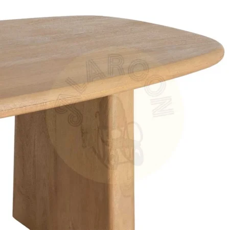 Mesa de comedor en madera de mango natural 180x90x76cm - Ixia - 615336IX - foto-secundaria-1