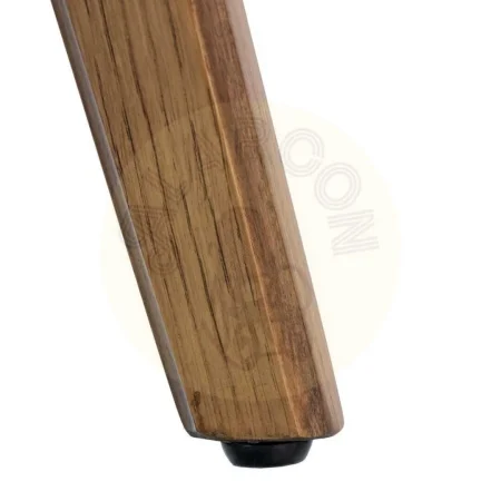 Silla marrón en madera y símil piel 61x56x82cm - Ixia - 615340IX - foto-secundaria-10