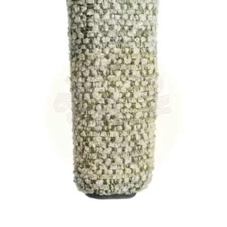 Silla tapizada en tejido jaspeado verde con estructura metálica 52.50x59x79cm - Ixia - 615368IX - foto-secundaria-8