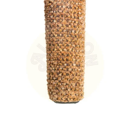 Silla tapizada jaspeado marrón con estructura metálica 52.50x59x79cm - Ixia - 615370IX - foto-secundaria-8
