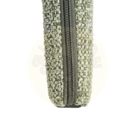 Silla tapizada en tejido jaspeado verde con estructura metálica 58x60x81cm - Ixia - 615372IX - foto-secundaria-7