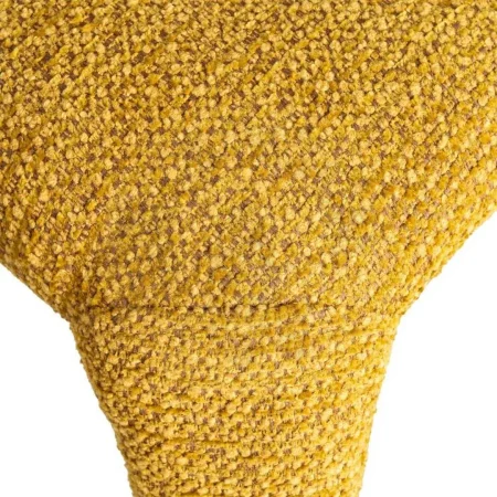 Silla tapizada jaspeada en tejido mostaza con estructura metálica 58x60x81cm - Ixia - 615373IX - foto-secundaria-6
