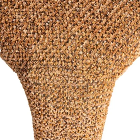 Silla en tejido jaspeado marrón con estructura metálica 58x60x81cm - Ixia - 615374IX - foto-secundaria-2