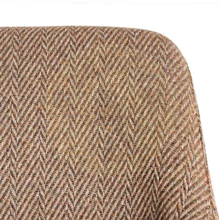 Silla Espiga en tejido marrón con estructura metálica 58x62.50x78cm - Ixia - 615375IX - foto-secundaria-6