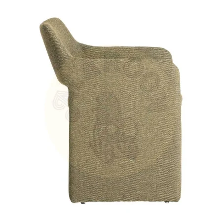 Silla Espiga tapizada en tejido verde con estructura metálica 58x62.50x78cm - Ixia - 615376IX - foto-secundaria-1