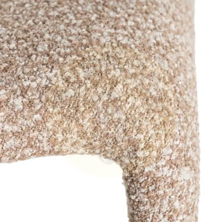 Silla beige de tejido con estructura metálica asiento 47cm 59x63x81cm - Ixia - 615378IX - foto-secundaria-7