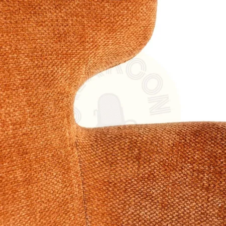 Silla terracota en tejido y metal para salón con reposabrazos 59.50x62.50x86cm - Ixia - 615385IX - foto-secundaria-6