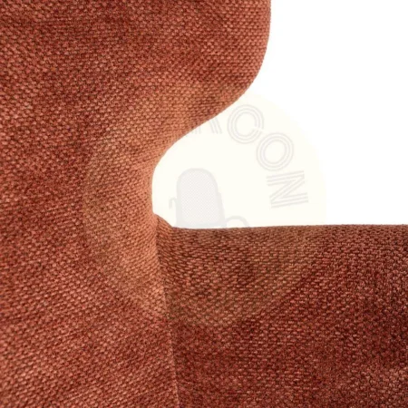 Silla burdeos en tejido y metal con reposabrazos 59.50x62.50x86cm - Ixia - 615386IX - foto-secundaria-6
