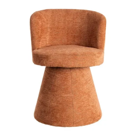 Silla calabaza en DM y tejido 100% poliéster con retorno automático 55x50x77cm - Ixia - 615402IX - foto-blanco