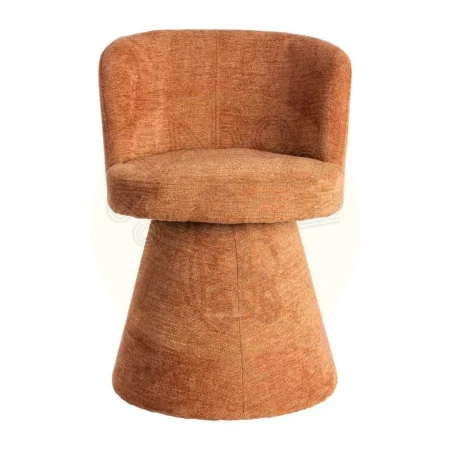 Silla calabaza en DM y tejido 100% poliéster con retorno automático 55x50x77cm - Ixia - 615402IX - foto-secundaria-1