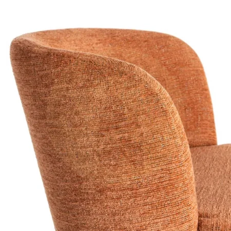 Silla calabaza en DM y tejido 100% poliéster con retorno automático 55x50x77cm - Ixia - 615402IX - foto-secundaria-5