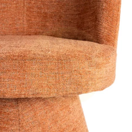 Silla calabaza en DM y tejido 100% poliéster con retorno automático 55x50x77cm - Ixia - 615402IX - foto-secundaria-7