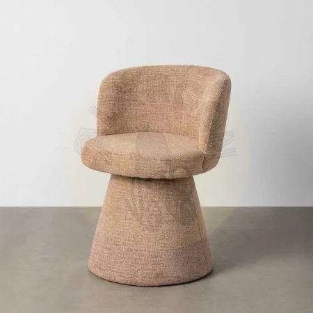 Silla rosa DM tapizada en tejido 100% poliéster con retorno automático 57x50x81cm - Ixia - 615403IX - foto-secundaria-10