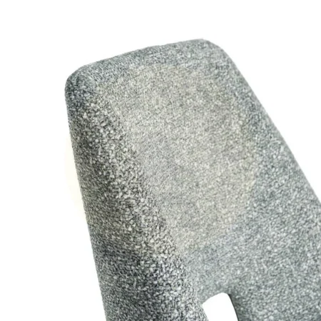Silla jaspeada verde en tejido con patas de metal 50x57x81cm - Ixia - 615410IX - foto-secundaria-6