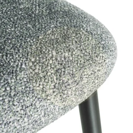 Silla jaspeada verde en tejido con patas de metal 50x57x81cm - Ixia - 615410IX - foto-secundaria-9