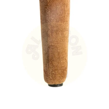 Silla apilable en tejido marrón con estructura metálica 47x61x84cm - Ixia - 615454IX - foto-secundaria-8