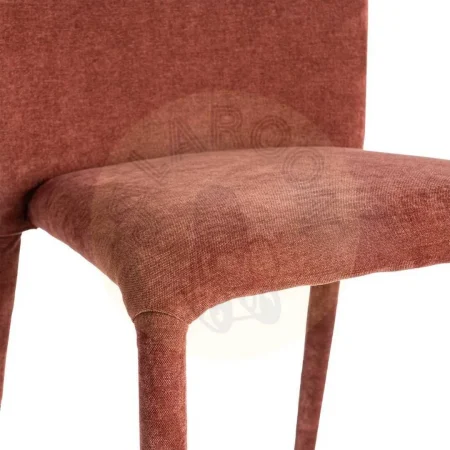 Silla apilable en tejido burdeos para salón 50x61x82cm - Ixia - 615460IX - foto-secundaria-4