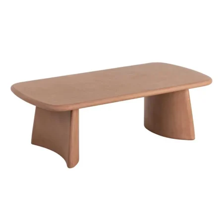 Mesa de centro teja en DM con acabado microcemento 120x60x38.50cm - Ixia - 615464IX - foto-blanco