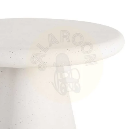 Mesa de comedor terrazo en DM con acabado microcemento 120x120x76cm - Ixia - 615467IX - foto-secundaria-1