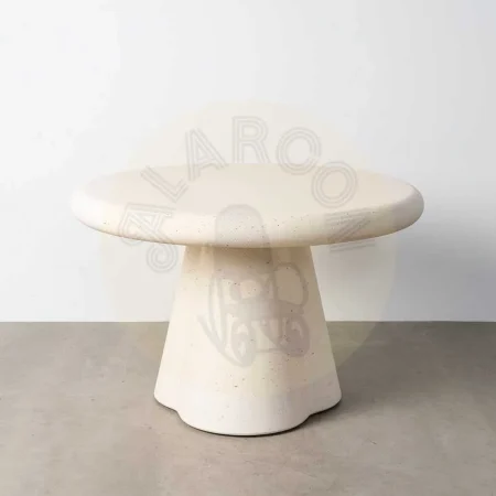 Mesa de comedor terrazo en DM con acabado microcemento 120x120x76cm - Ixia - 615467IX - foto-secundaria-10