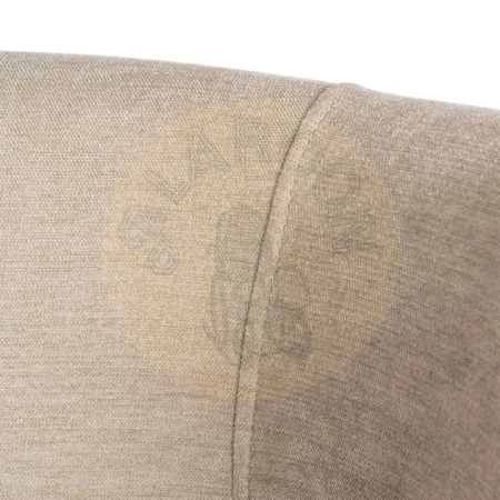 Silla tapizada en tejido 100% poliéster color taupe con asiento acolchado 58x55x76cm - Ixia - 615468IX - foto-secundaria-8