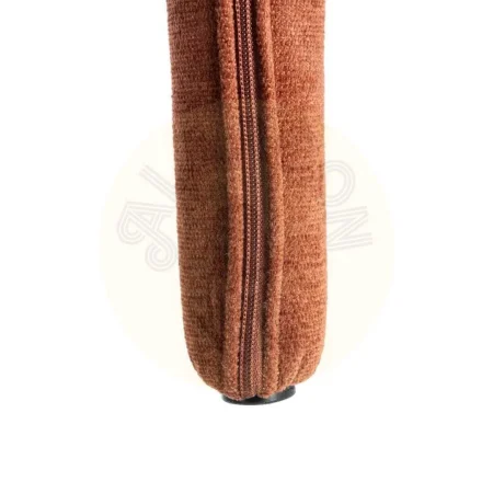 Silla tapizada en tejido teja con asiento acolchado y base contrachapada 58x55x76cm - Ixia - 615470IX - foto-secundaria-10