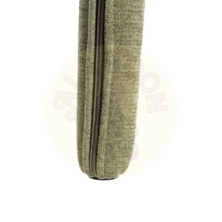 Silla tapizada verde en tejido 100% poliéster con relleno de foam y estructura de madera contrachapada 58x55x76cm - Ixia - 615471IX - foto-secundaria-10