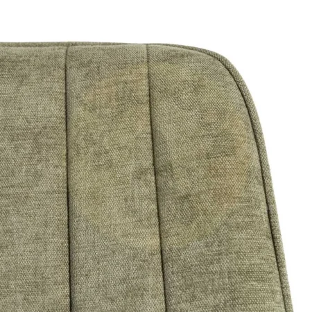 Silla verde tapizada en tejido 100% poliéster con patas de hierro y relleno de foam 50x60x85cm - Ixia - 615473IX - foto-secundaria-8