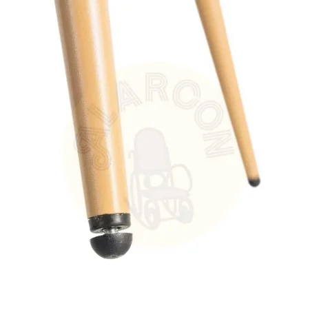 Silla camel tapizada en tejido 100% poliéster con patas de hierro 50x60x85cm - Ixia - 615474IX - foto-secundaria-10
