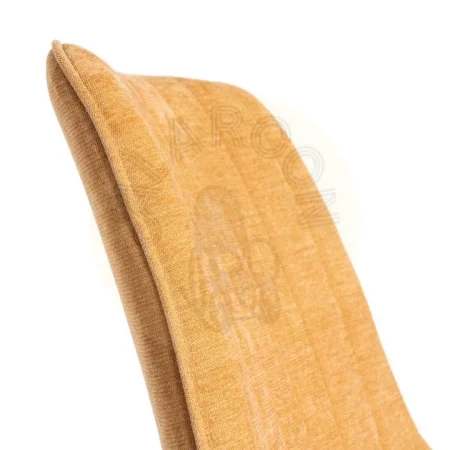 Silla camel tapizada en tejido 100% poliéster con patas de hierro 50x60x85cm - Ixia - 615474IX - foto-secundaria-6