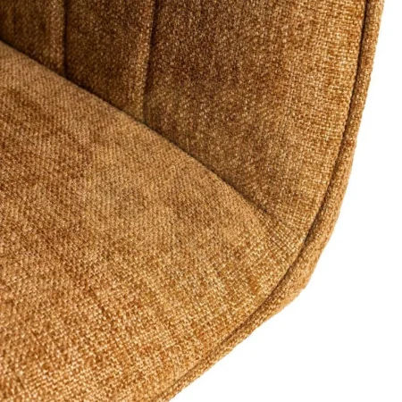 Silla contract marrón tejido y estructura metálica 55x58.50x84cm - Ixia - 615478IX - foto-secundaria-7
